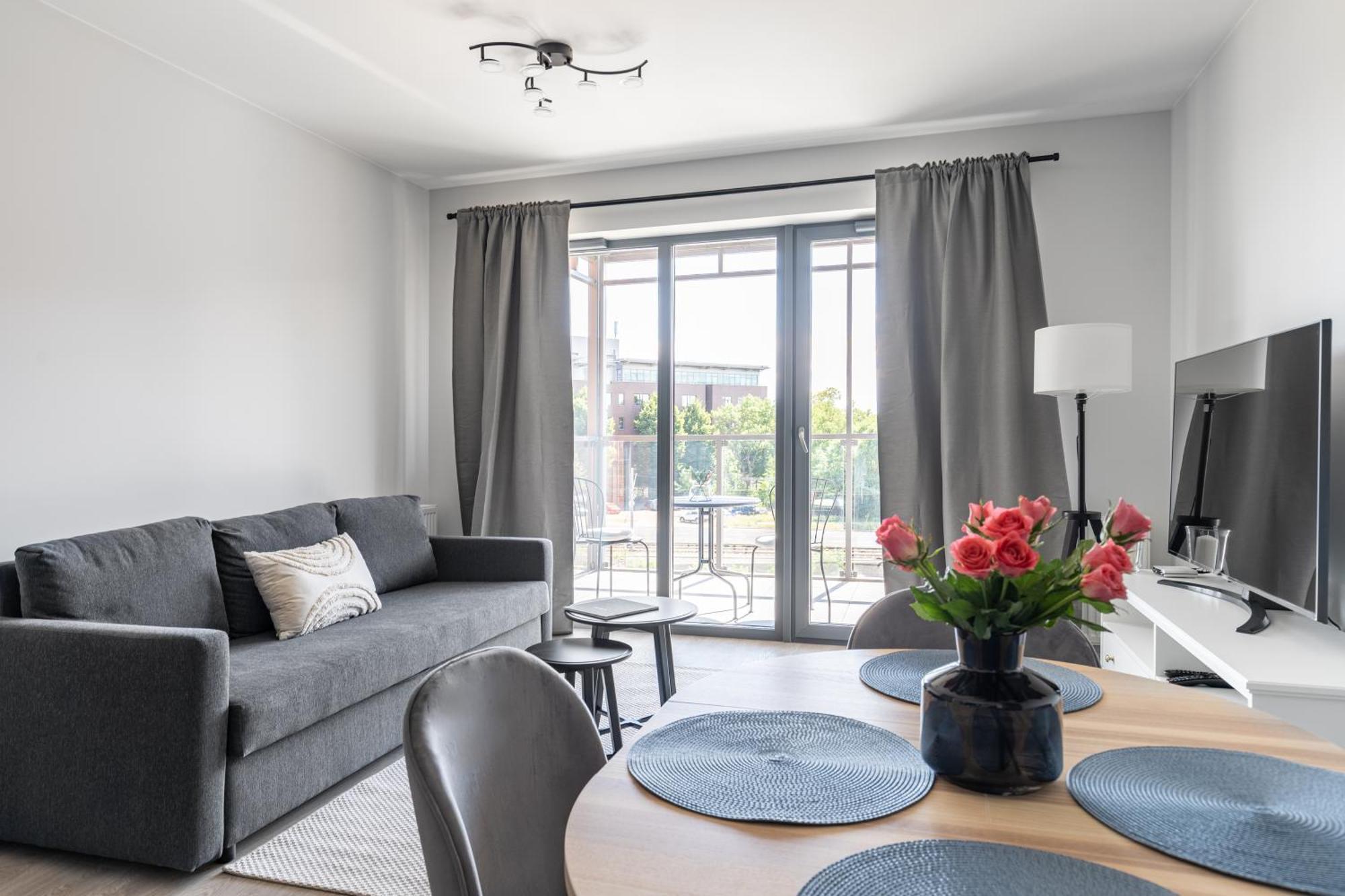 Scala City Center Apartments With Parking By Lion Apartments Gdańsk Exterior foto
